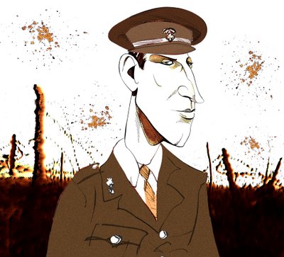 Siegfried Sassoon, English poet and novelist, 1886-1967 by Neale Osborne